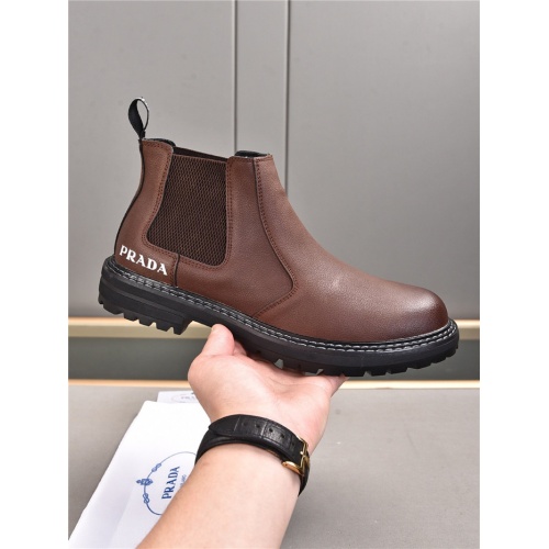 Replica Prada Boots For Men #932683 $85.00 USD for Wholesale