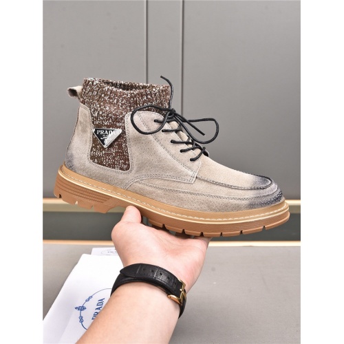 Replica Prada Boots For Men #932687 $88.00 USD for Wholesale