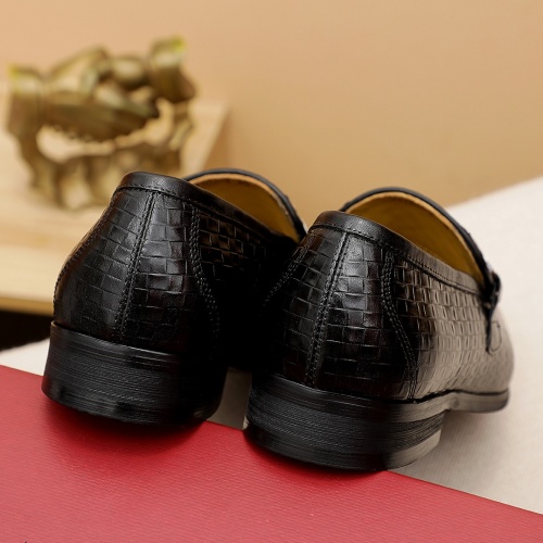 Replica Salvatore Ferragamo Leather Shoes For Men #932897 $80.00 USD for Wholesale