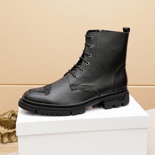 Replica Versace Boots For Men #932908 $92.00 USD for Wholesale