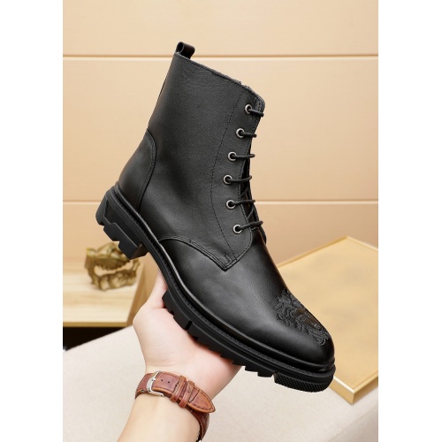 Replica Versace Boots For Men #932908 $92.00 USD for Wholesale