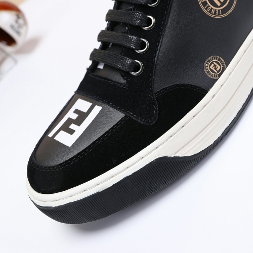 Replica Fendi High Tops Casual Shoes For Men #932921 $80.00 USD for Wholesale