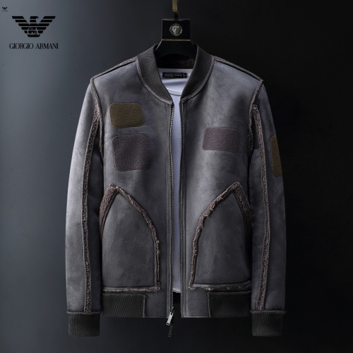 Armani Jackets Long Sleeved For Men #932991 $122.00 USD, Wholesale Replica Armani Jackets