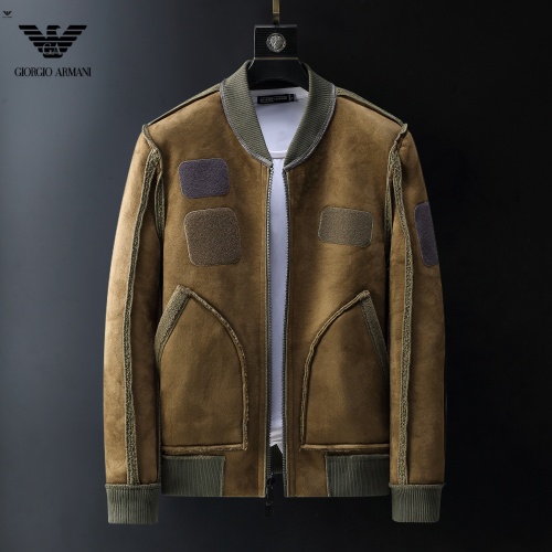 Armani Jackets Long Sleeved For Men #932993 $122.00 USD, Wholesale Replica Armani Jackets