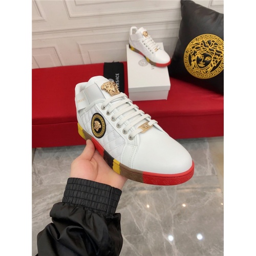 Replica Versace Casual Shoes For Men #933113 $76.00 USD for Wholesale