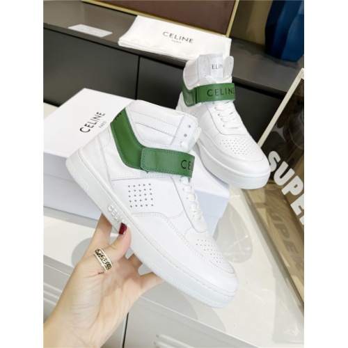 Replica Celine High Tops Shoes For Men #933119 $82.00 USD for Wholesale
