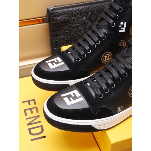 Replica Fendi High Tops Casual Shoes For Men #933168 $85.00 USD for Wholesale