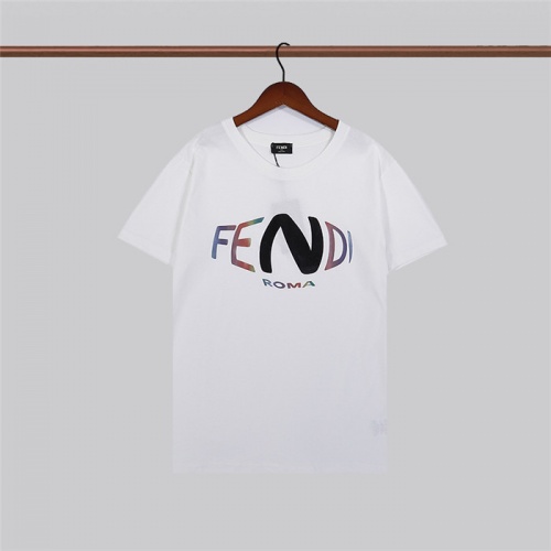 Fendi T-Shirts Short Sleeved For Men #933403 $32.00 USD, Wholesale Replica Fendi T-Shirts