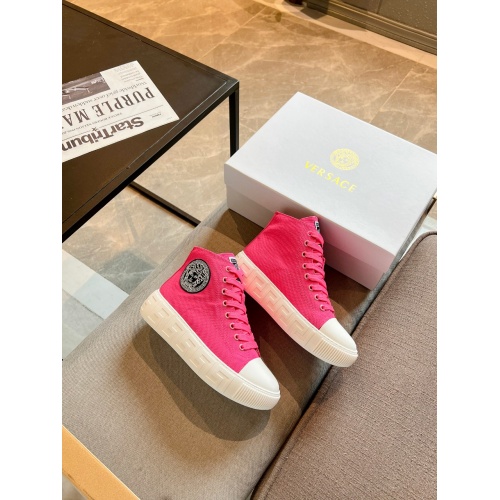 Replica Versace High Tops Shoes For Women #933414 $115.00 USD for Wholesale