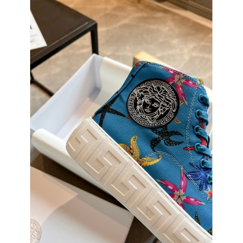 Replica Versace High Tops Shoes For Women #933415 $115.00 USD for Wholesale