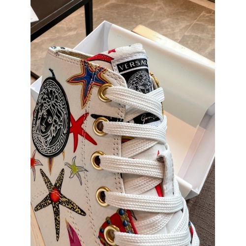 Replica Versace High Tops Shoes For Women #933416 $115.00 USD for Wholesale