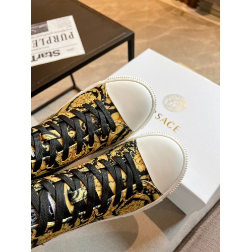 Replica Versace High Tops Shoes For Women #933419 $115.00 USD for Wholesale