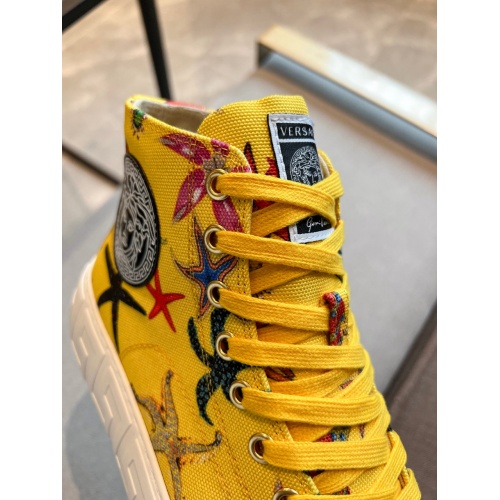 Replica Versace High Tops Shoes For Men #933426 $115.00 USD for Wholesale