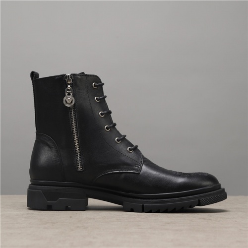 Replica Versace Boots For Men #933468 $92.00 USD for Wholesale