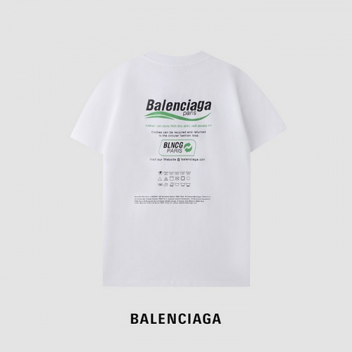 Balenciaga T-Shirts Short Sleeved For Men #933494 $29.00 USD, Wholesale Replica Balenciaga T-Shirts