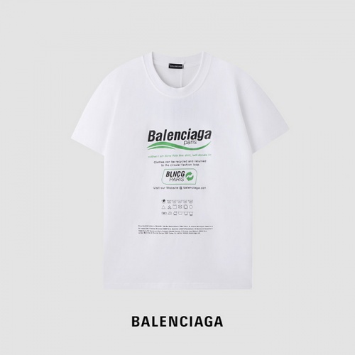 Replica Balenciaga T-Shirts Short Sleeved For Men #933494 $29.00 USD for Wholesale