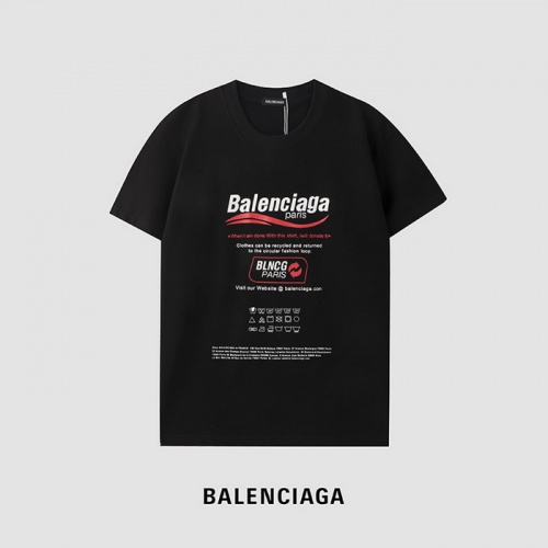 Balenciaga T-Shirts Short Sleeved For Men #933495 $29.00 USD, Wholesale Replica Balenciaga T-Shirts