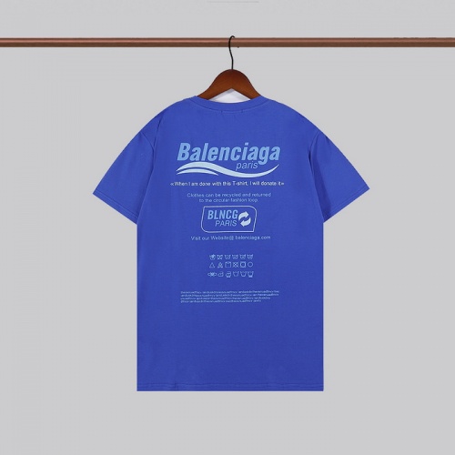 Replica Balenciaga T-Shirts Short Sleeved For Men #933501 $27.00 USD for Wholesale