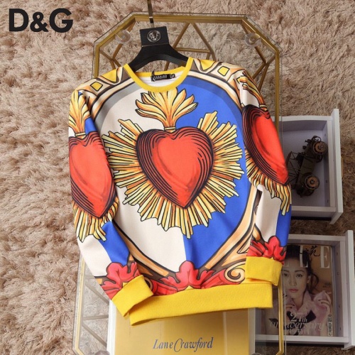 Dolce &amp; Gabbana D&amp;G Hoodies Long Sleeved For Men #934001 $38.00 USD, Wholesale Replica Dolce &amp; Gabbana D&amp;G Hoodies