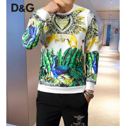 Replica Dolce & Gabbana D&G Hoodies Long Sleeved For Men #934027 $40.00 USD for Wholesale