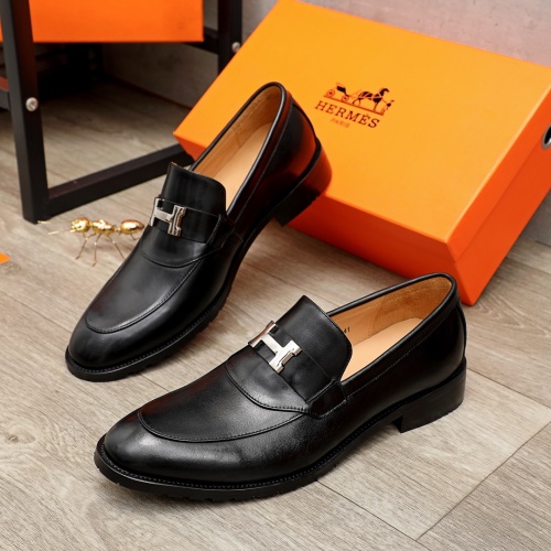 Hermes Leather Shoes For Men #934101 $82.00 USD, Wholesale Replica Hermes Leather Shoes