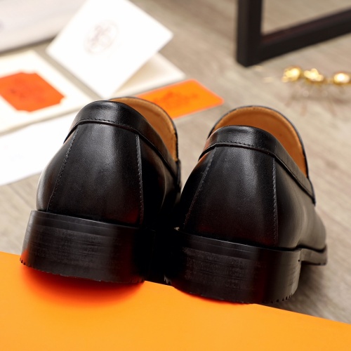 Replica Hermes Leather Shoes For Men #934101 $82.00 USD for Wholesale