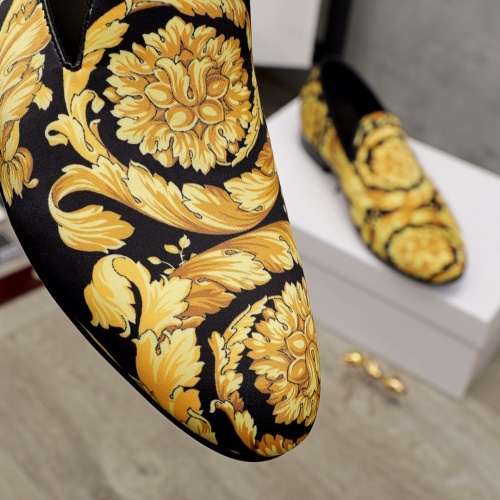 Replica Versace Leather Shoes For Men #934104 $82.00 USD for Wholesale