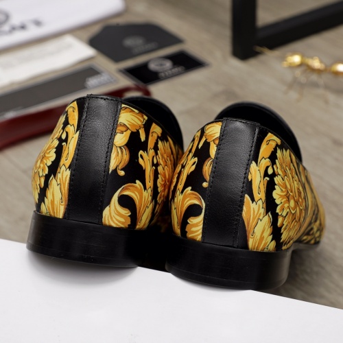 Replica Versace Leather Shoes For Men #934104 $82.00 USD for Wholesale