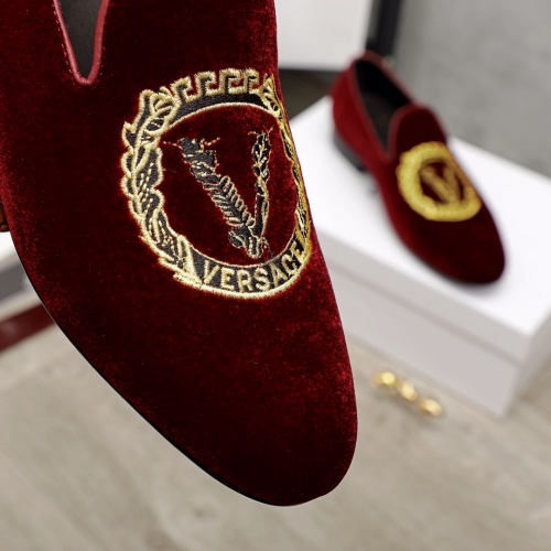 Replica Versace Leather Shoes For Men #934106 $82.00 USD for Wholesale