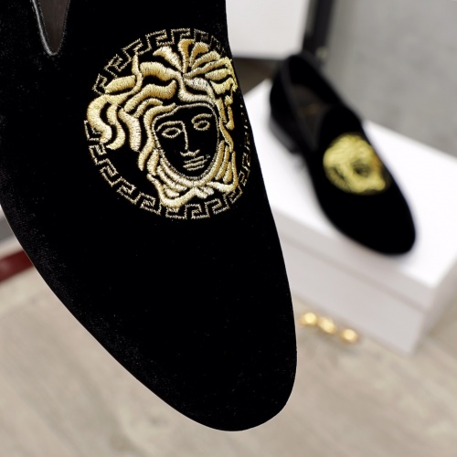 Replica Versace Leather Shoes For Men #934107 $82.00 USD for Wholesale