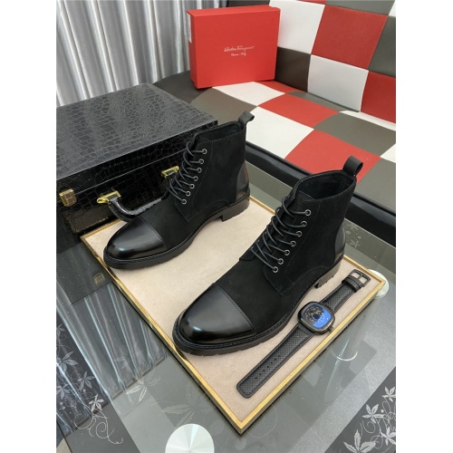 Salvatore Ferragamo Boots For Men #934146 $88.00 USD, Wholesale Replica Salvatore Ferragamo Boots