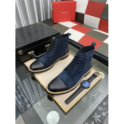 Salvatore Ferragamo Boots For Men #934147 $88.00 USD, Wholesale Replica Salvatore Ferragamo Boots