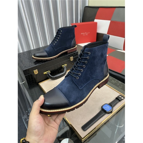 Replica Salvatore Ferragamo Boots For Men #934147 $88.00 USD for Wholesale