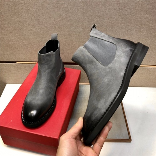 Replica Salvatore Ferragamo Boots For Men #934198 $130.00 USD for Wholesale