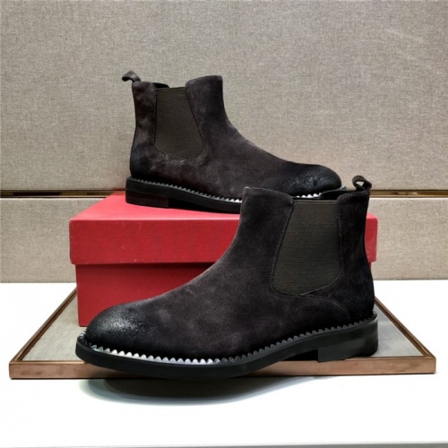 Replica Salvatore Ferragamo Boots For Men #934199 $130.00 USD for Wholesale