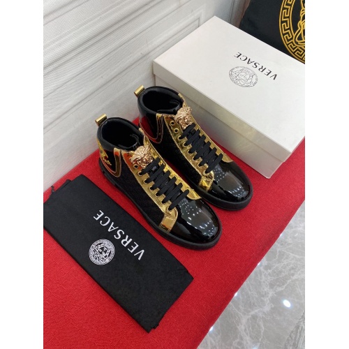 Replica Versace High Tops Shoes For Men #934227 $76.00 USD for Wholesale