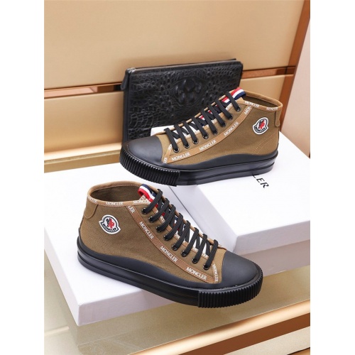 Replica Moncler High Tops Shoes For Men #934332 $85.00 USD for Wholesale