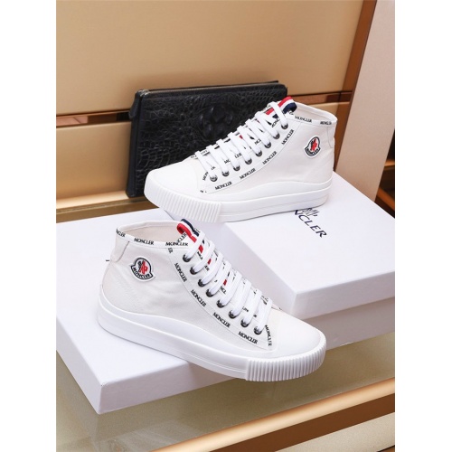 Replica Moncler High Tops Shoes For Men #934335 $85.00 USD for Wholesale