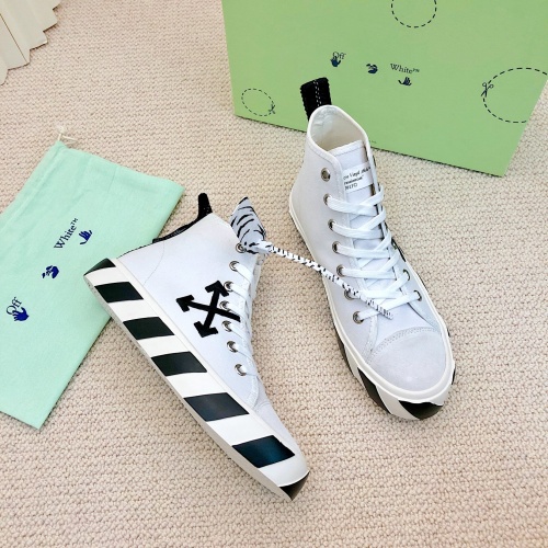 Replica Off-White High Tops Shoes For Men #934488 $80.00 USD for Wholesale