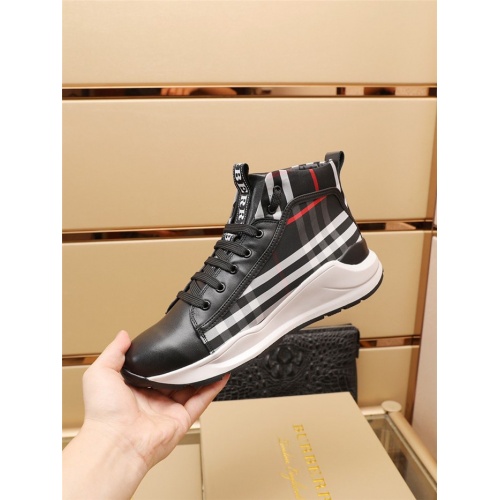 Replica Burberry High Tops Shoes For Men #934618 $82.00 USD for Wholesale