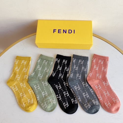 Fendi Socks #934636 $29.00 USD, Wholesale Replica Fendi Socks