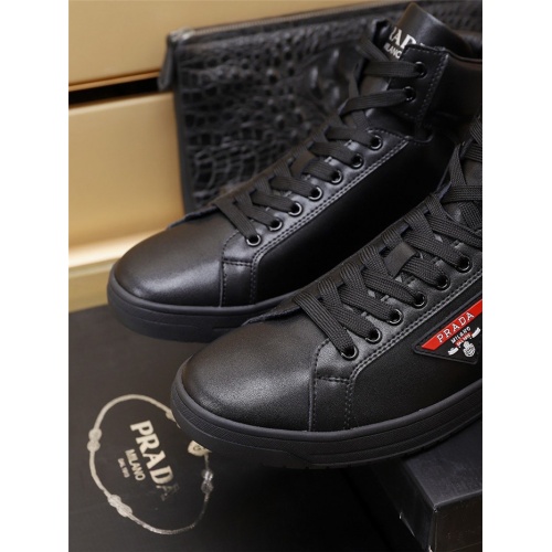 Replica Prada High Tops Shoes For Men #934969 $85.00 USD for Wholesale