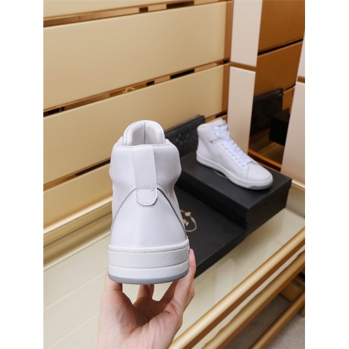 Replica Prada High Tops Shoes For Men #934970 $85.00 USD for Wholesale