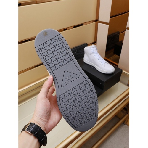 Replica Prada High Tops Shoes For Men #934970 $85.00 USD for Wholesale
