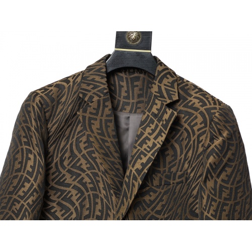 Replica Fendi Jackets Long Sleeved For Men #935033 $74.00 USD for Wholesale