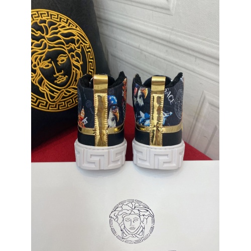 Replica Versace High Tops Shoes For Men #935228 $76.00 USD for Wholesale