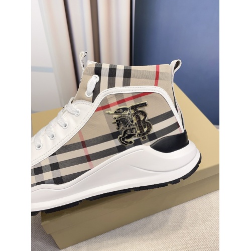 Replica Burberry High Tops Shoes For Men #935239 $76.00 USD for Wholesale