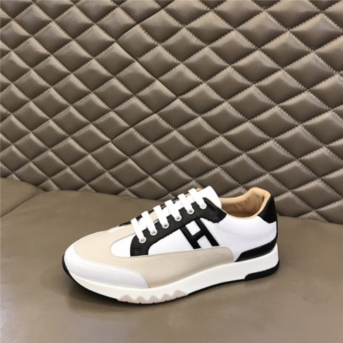 Replica Hermes Casual Shoes For Men #935310 $92.00 USD for Wholesale