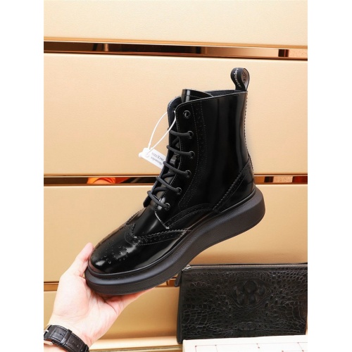 Replica Alexander McQueen Boots For Men #935325 $122.00 USD for Wholesale