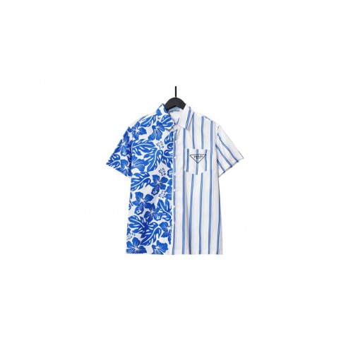Prada Shirts Short Sleeved For Men #935425 $36.00 USD, Wholesale Replica Prada Shirts
